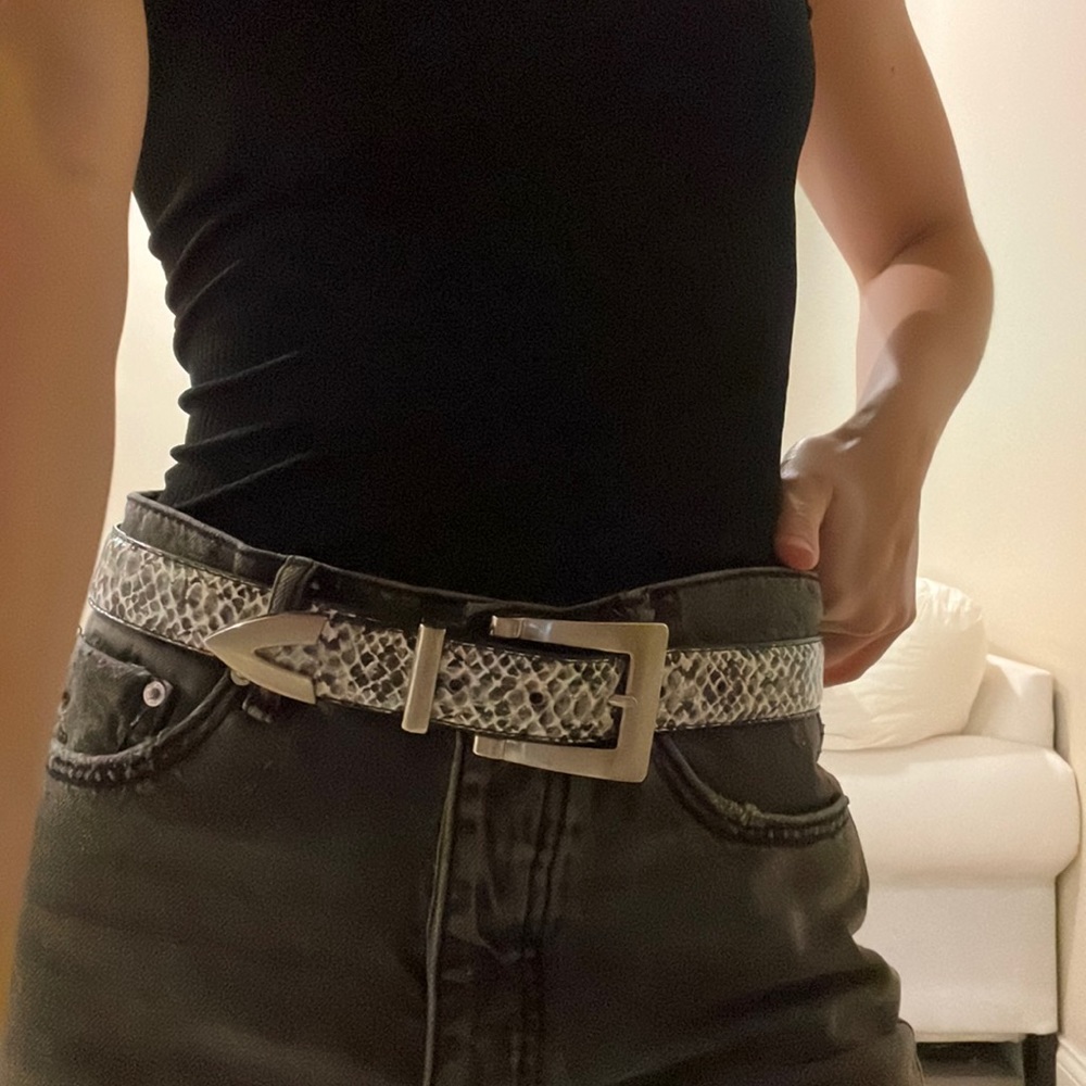 Snake Skin Belt Size S/M